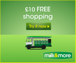 milk&more £10 voucher offer
