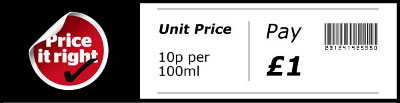 Which unit pricing